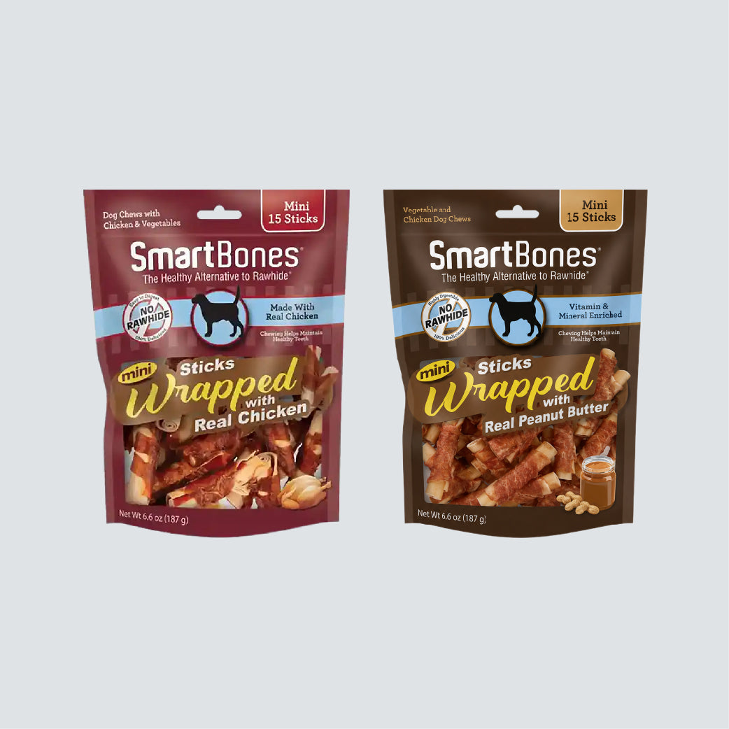 SMARTBONES Stick Wrapped Chicken Mini 15 Sticks 187g