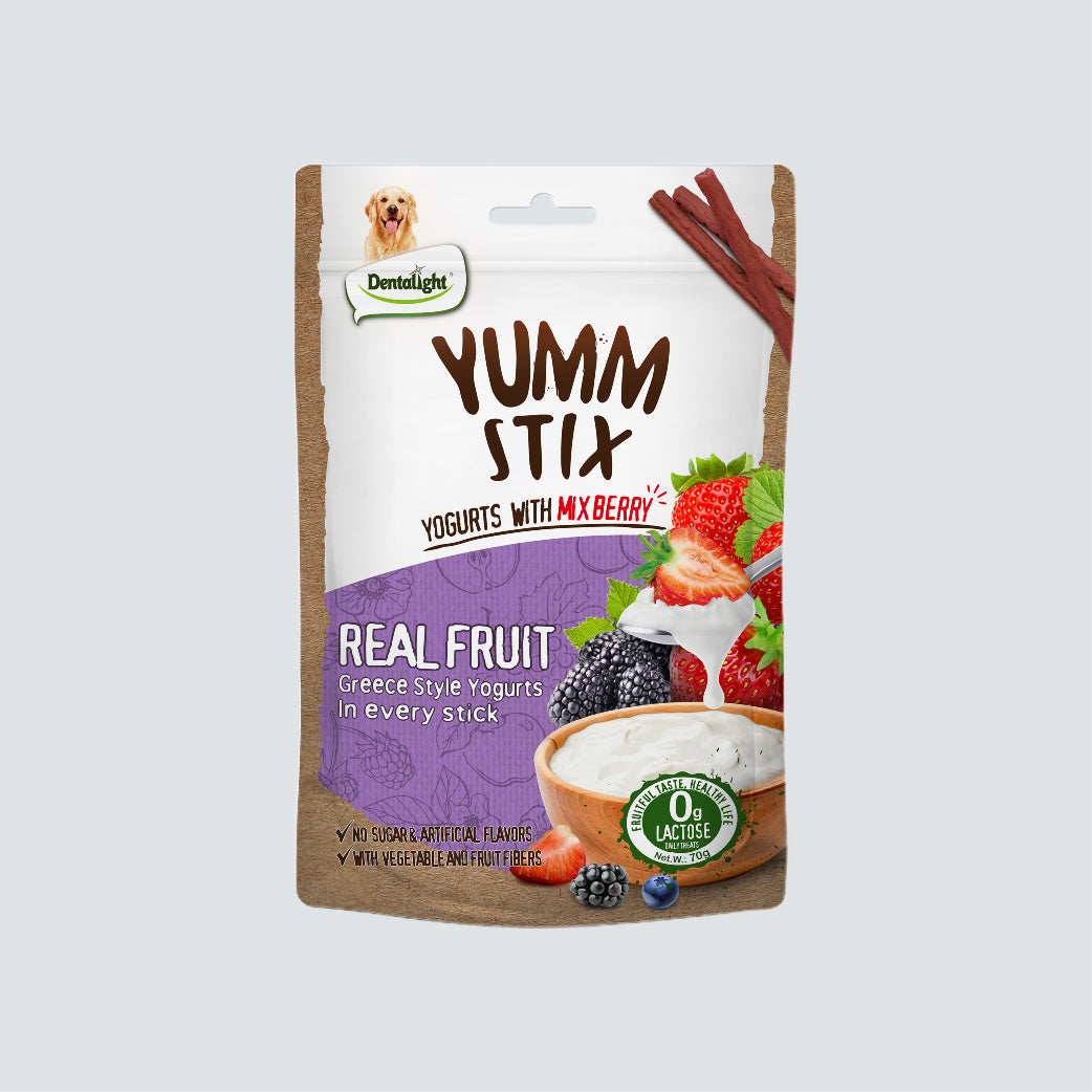DENTALIGHT Yumm Stix Yogurts with Mix Berry 70g