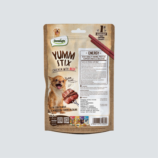DENTALIGHT Yumm Stix Chicken with Beef 50g